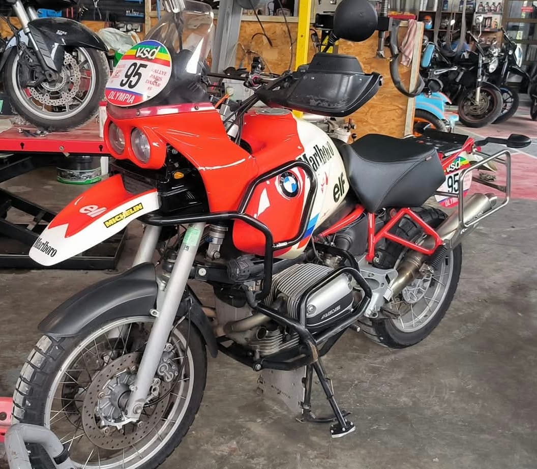 Moto finalisee a l'atelier C.S MOTO